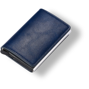 PUHA  INDIGÓ-KÉK  RFID BLOKKOLÓS MINI PÉNZTÁRCA