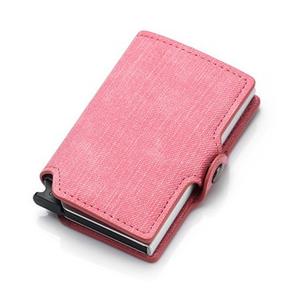 PINK JEANS MINTÁZATÚ RFID BLOKKOLÓS MINI PÉNZTÁRCA PATENTOS