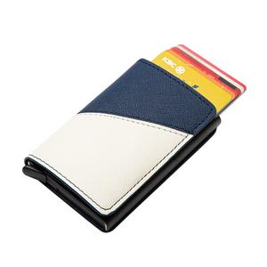 FEHÉR-KÉK RFID BLOKKOLÓS MINI PÉNZTÁRCA